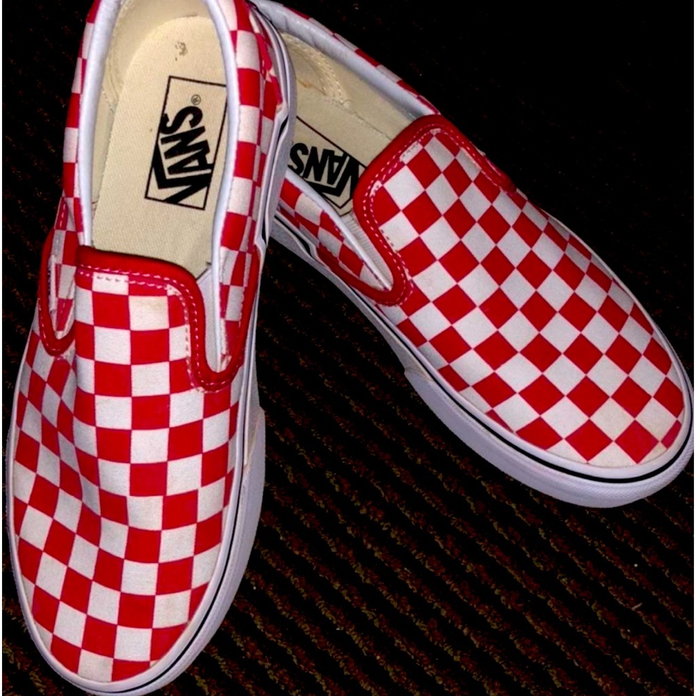 Platform Checkered Vans